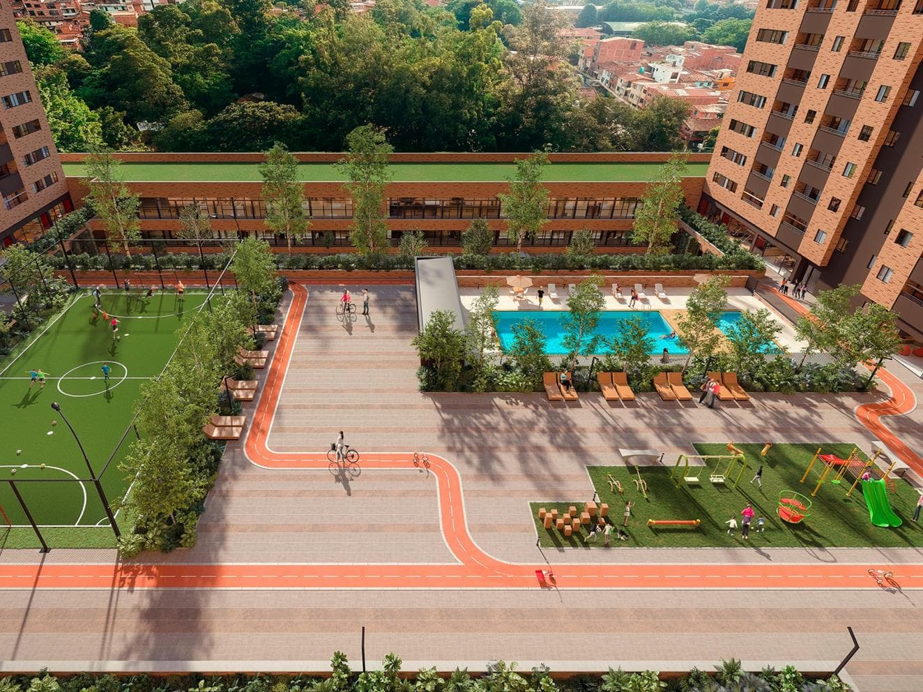 Apartment for Sale in the Fabricato Neighborhood, Bello—Distrito Plaza Complex (Under Construction)