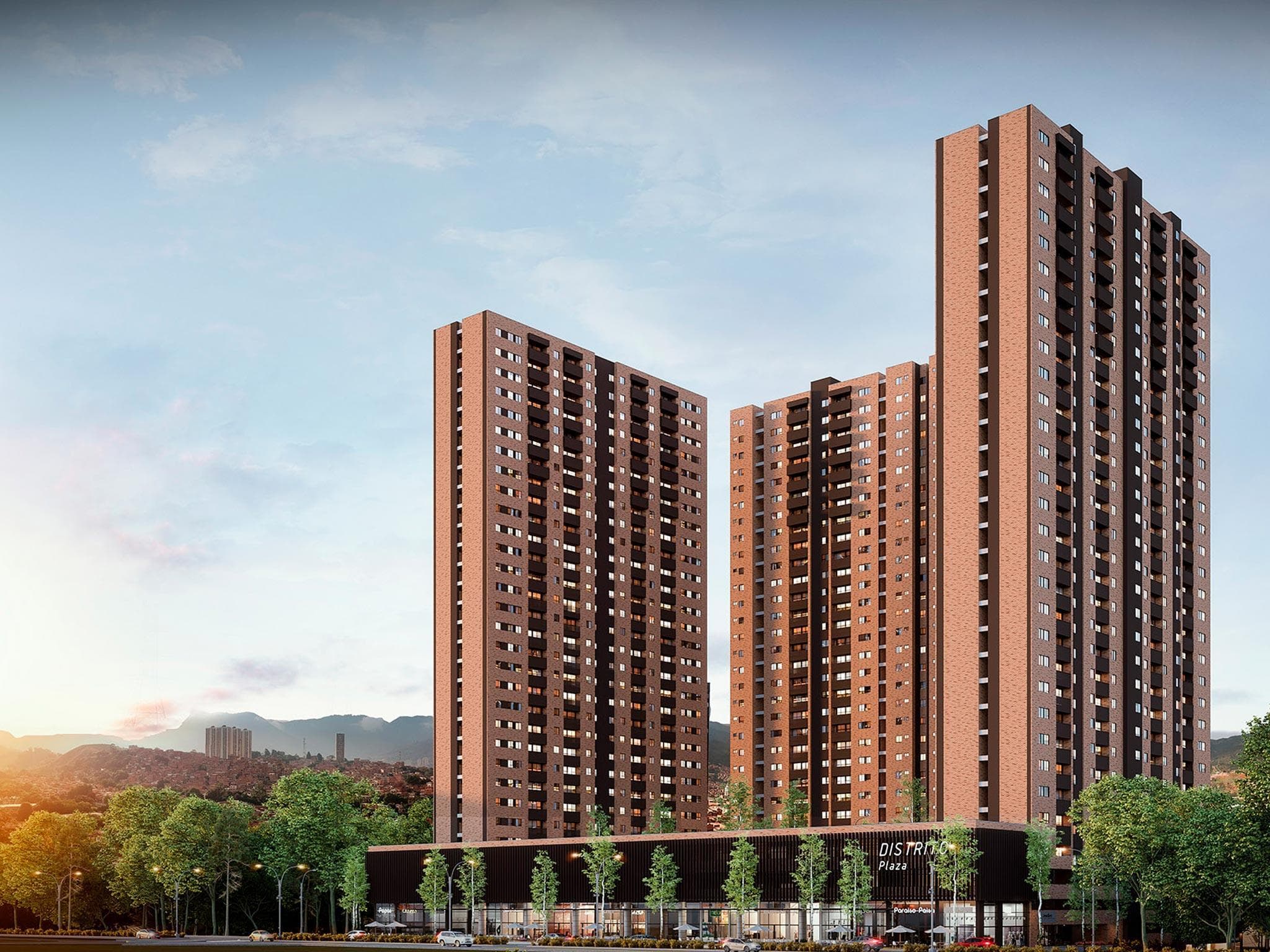 Apartment for Sale in the Fabricato Neighborhood, Bello—Distrito Plaza Complex (Under Construction)