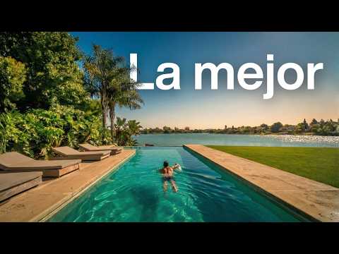 House for sale in Santa Bárbara, 3 or 4 bedrooms from the central lagoon, with a view of the sunset