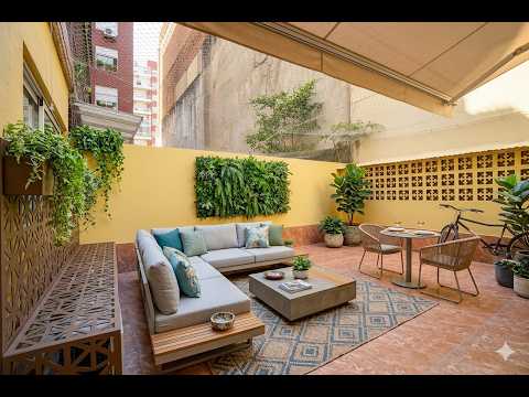 3-room apartment with two patios and optional garage in Villa Urquiza