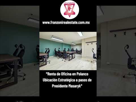 Furnished Offices for Rent on Av. Moliere - Premium Location in Polanco!