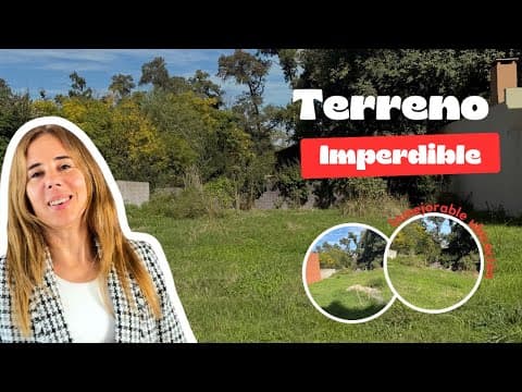 A unique piece of land full of possibilities for sale in Lobos!