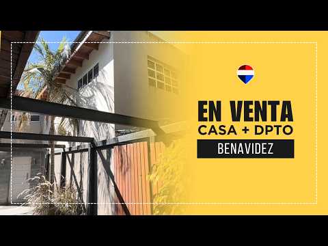 HOUSE + APARTMENT FOR SALE IN LA BOTA, BENAVIDEZ | GREAT OPPORTUNITY!