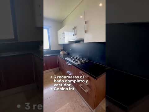 Departamento de Lujo con 3 Recámaras con vestidor y baño en Punto Norte