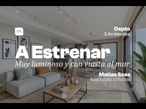 For Sale - 3-room apartment - Entire apartment - Parking space and storage room - Brand new - Playa Grande