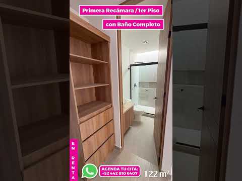 BRAND-NEW HOUSE FOR RENT IN ALÍA RESIDENCIAL, EL MIRADOR AREA, QUERÉTARO