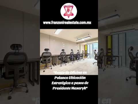 Office for Rent in Masaryk, Polanco – Accommodates Up to 8 People – Furnished, Premium, and Fully Serviced!