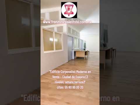 Office Building for Sale in Oaxaca City (3 levels, basement, terrace)