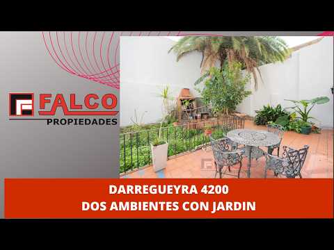 2-room apartment with a garden and a barbecue