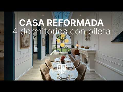 4-bedroom house with a garage, pool, garden, and terrace in Abasto