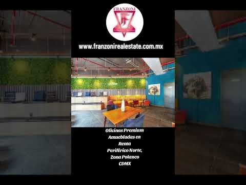 Office for Rent on Periférico, Just a Few Steps from Av. de las Palmas in the Polanco Area, Premium Furnished