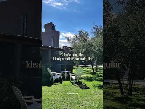 Cabin with a pool for sale in Arroyo de Los Patos | Natural setting and rental potential