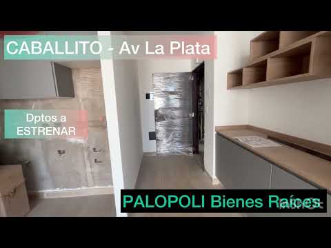 2-ROOM APARTMENT IN CABALLITO ON AV LA PLATA  - BRAND-NEW -  UNDER CONSTRUCTION UNTIL MARCH 2026