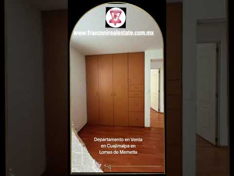 Apartment for Sale in Lomas de Memetla, Santa Fe, Mexico City – 127 m², 3 Bedrooms, 3 Parking Spaces.