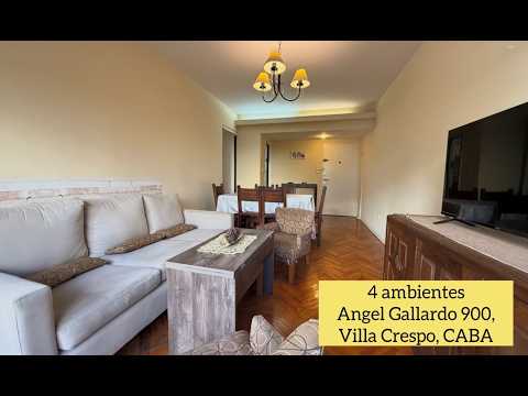 4-Bedroom Apartment for Sale with a Balcony in Villa Crespo
