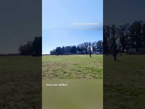 LAND FOR SALE in CHACRAS de SAN ANDRES, 3,378 m². GREAT OPPORTUNITY
