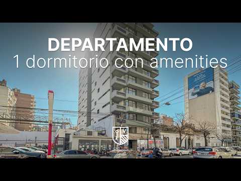 1-Bedroom Apartment Facing the Street with a Pool and Barbecue Area in Lourdes