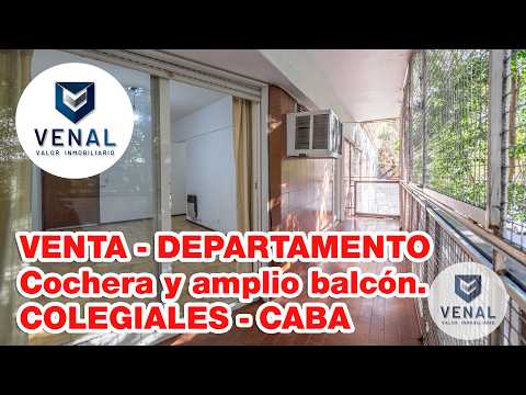 Apartment for Sale in Colegiales: 3-room apartment with garage, just a few meters from Elcano Avenue, 61 m²