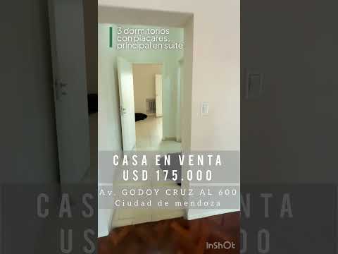 House for sale with 4 bedrooms and 3 bathrooms in Mendoza City