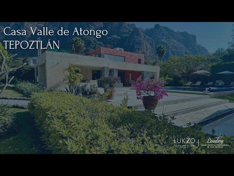Luxury Home for Sale in Valle de Atongo, Tepoztlán