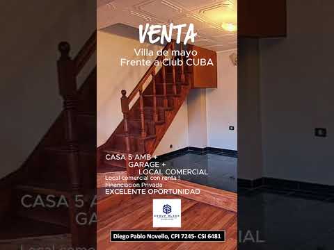 House with 5 bedrooms, commercial space, and garage for sale