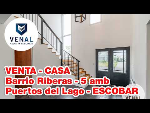 Brand-new house for sale in the Riberas neighborhood of Puertos del Lago, with a pool and a porch, 3 bedrooms, 5 rooms, Pool