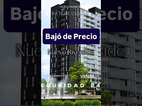 TIGRE I NUEVO RIVERSIDE I APARTMENT I 2 ROOMS I GARAGE I AMENITIES | FOR SALE