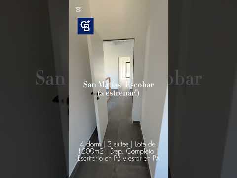 Brand-new house for sale in the San Matias gated community - Escobar