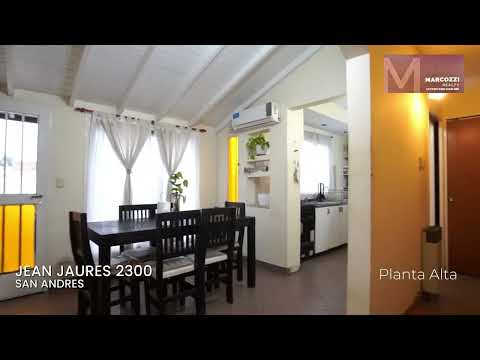 4-room house for sale, with garage, park, and barbecue area, in San Andrés, Villa Ballester