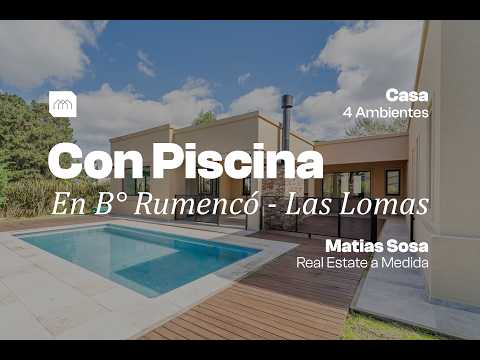 For Sale - House - 4 Rooms with Pool and Grill - Rumencó "Las Lomas"