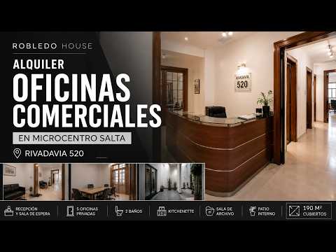 House for rent for a company with 7 offices, across from the Salta Capital Legislature