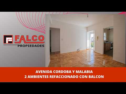 Renovated 2-room apartment with a balcony