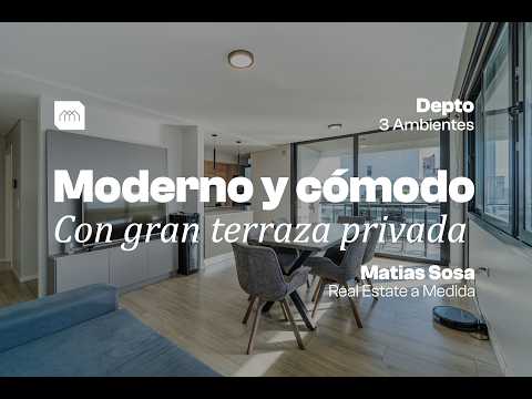For Sale - Apartment - 3 Rooms - Terrace, Garage, and Storage Room - Chauvín - Category