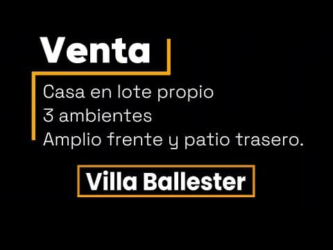 House for Renovation for Sale, 350 m² Lot, Villa Ballester