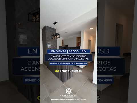 Departamento dos ambientes en Venta en Remedios De Escalada