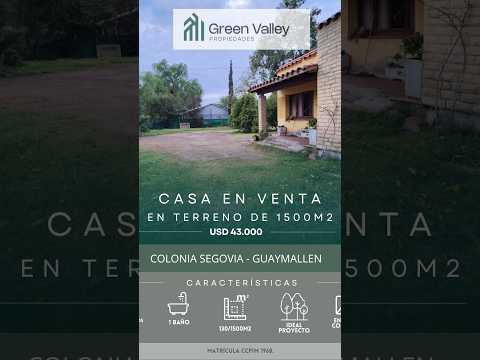 Lot and House in Colonia Segovia