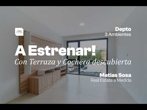 3-room apartment - Pompeya - Garage - Brand new