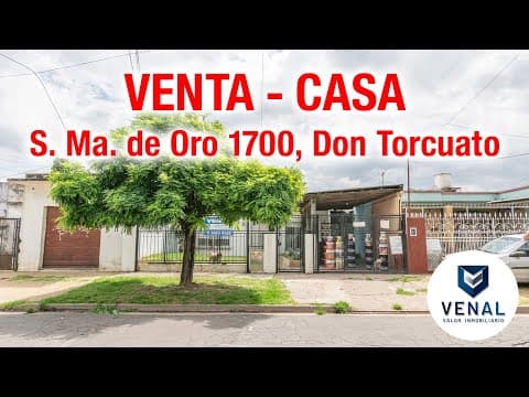 House for Sale in Don Torcuato: 3 rooms, 459 m² lot, backyard and garden, excellent residential location