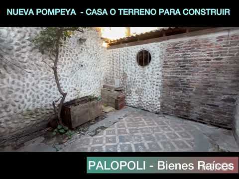 House or Building Lot in Nueva Pompeya—currently remodeled—with rental income