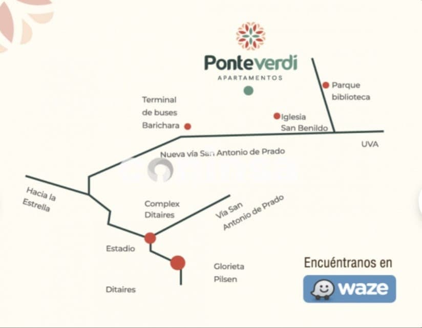 Apartment for Sale in the San Antonio de Prado Neighborhood, Medellín - Ponteverdi Apartments