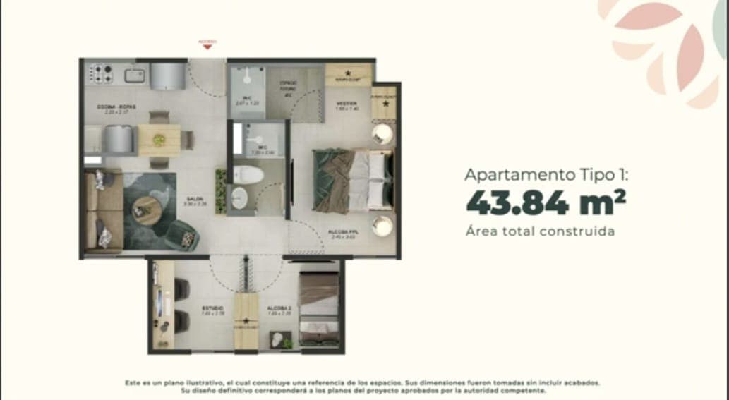 Apartment for Sale in the San Antonio de Prado Neighborhood, Medellín - Ponteverdi Apartments
