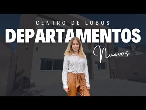 Brand-new apartments in the heart of Lobos—now COMPLETED!