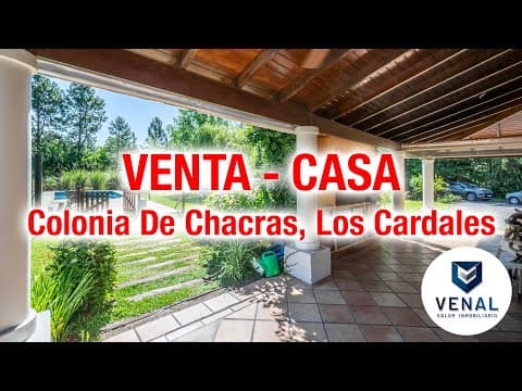 Country house for sale in Colonia de Chacras - Los Cardales, 6 km², 6 rooms, pool, barbecue area, and guest quarters