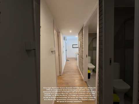 FOR SALE: BRAND-NEW 2-ROOM APARTMENT IN BELGRANO WITH A TERRACE-STYLE BALCONY, SUITABLE FOR AIRBNB RENTALS