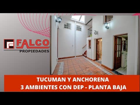 Very bright three-bedroom ground-floor apartment