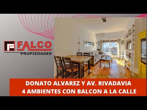 Donato Alvarez and Rivadavia - 4-room apartment with a balcony - renovated