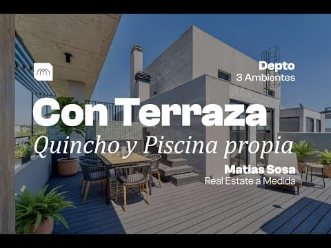 For Sale - Apartment - 3 Rooms - Terrace and Private Pool - Residencias Olavarria - Güemes Area