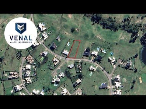 Land for Sale: Lot in the Golf Medal Country Club neighborhood, Pilar—1,227 m²
