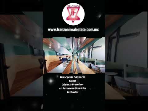 Office for Rent on Insurgentes San Borja in Mexico City - Premium Level - Accommodates up to 12 People!