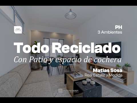 FOR SALE - Duplex - 3 Rooms - Garage - Patio - Renovated - No Maintenance Fees